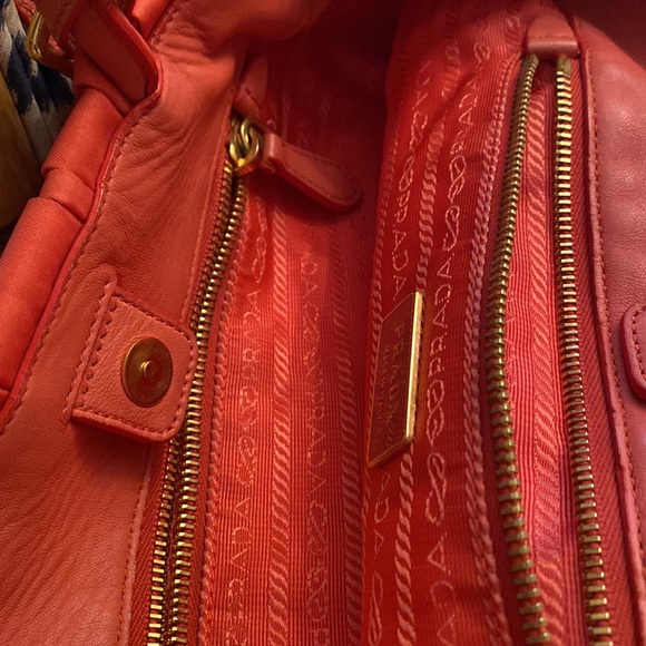 Vintage- Prada! Melon color! See pictures for pre- loved condition. - Picture 7 of 12